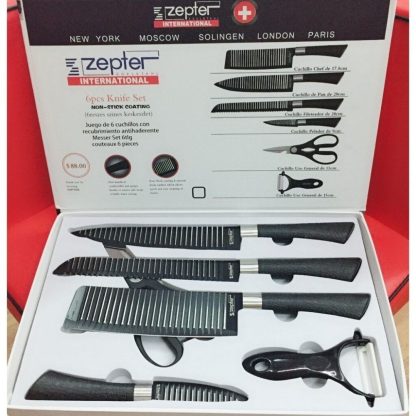 Kitchen Knife Set 6 Pcs Knife Set (কুরবানি ঈদে মাংস ও সবজি কাটা কাটির করার দ্রুত সমাধান)